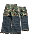 cargo split jeans