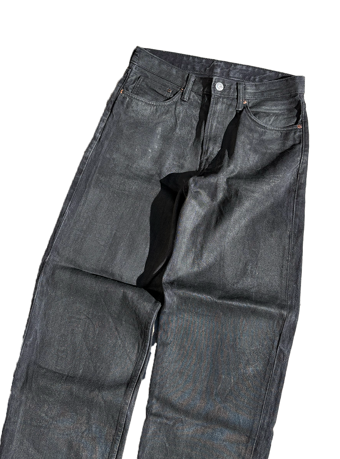 Pureliism™ painted denim, w: 31
