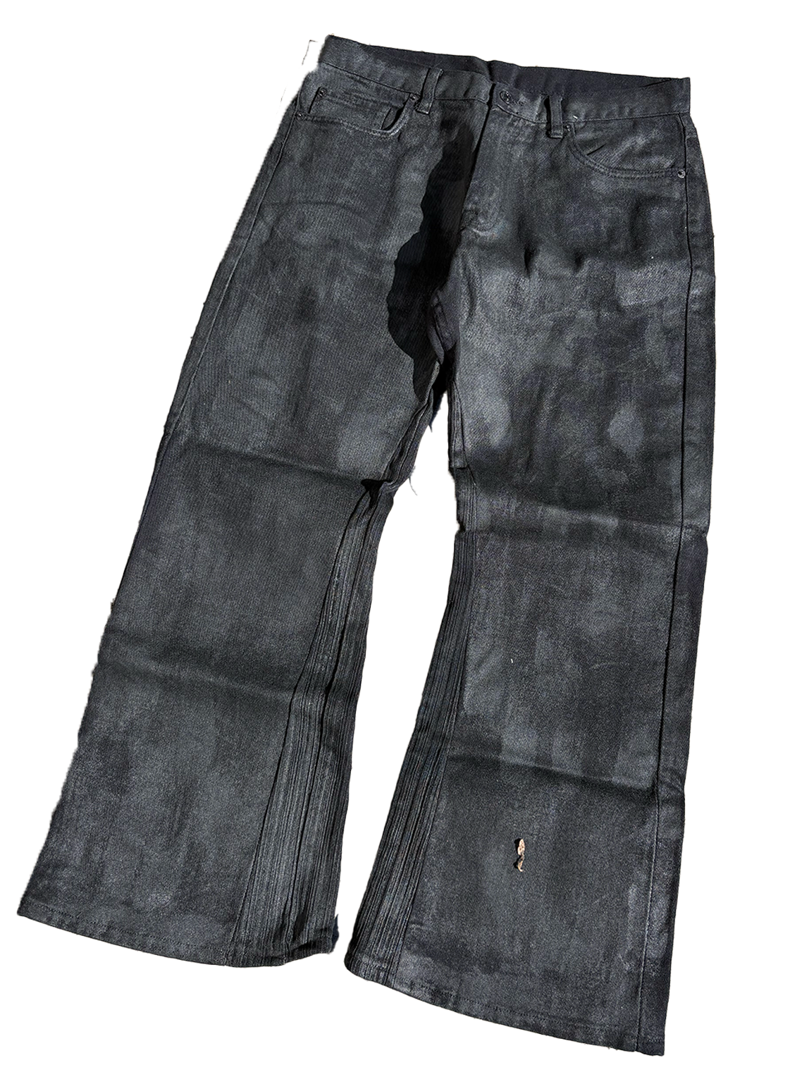 Pureliism™ Painted flared denim, w: 33