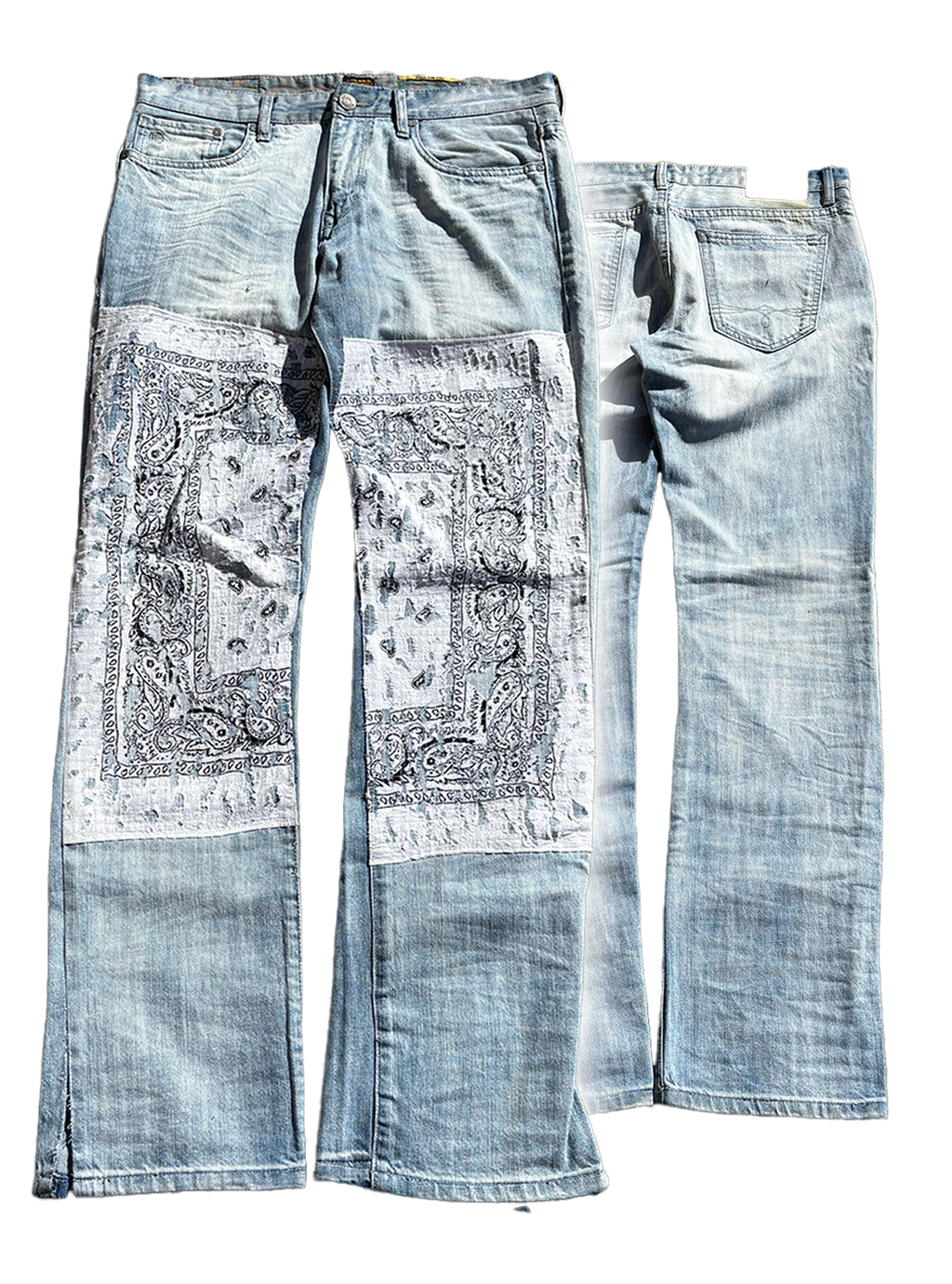 Pureliism™ Paisley denim, w:35