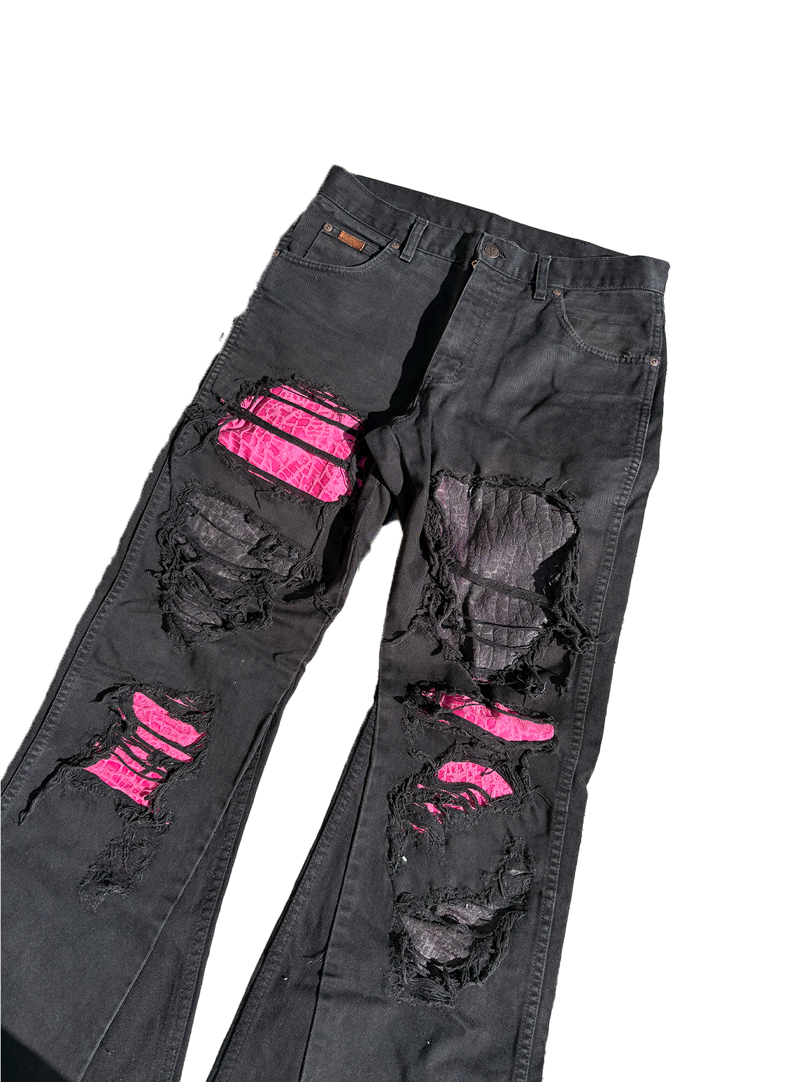 Pureliism™ Wound distressed jeans, w:32'