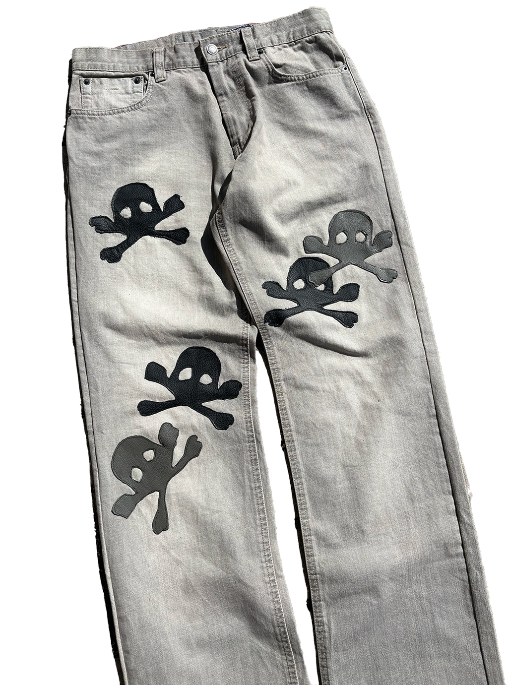 Pureliism™ gray skull denim, w: 31'