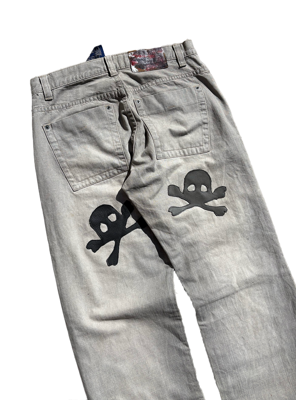 Pureliism™ gray skull denim, w: 31'