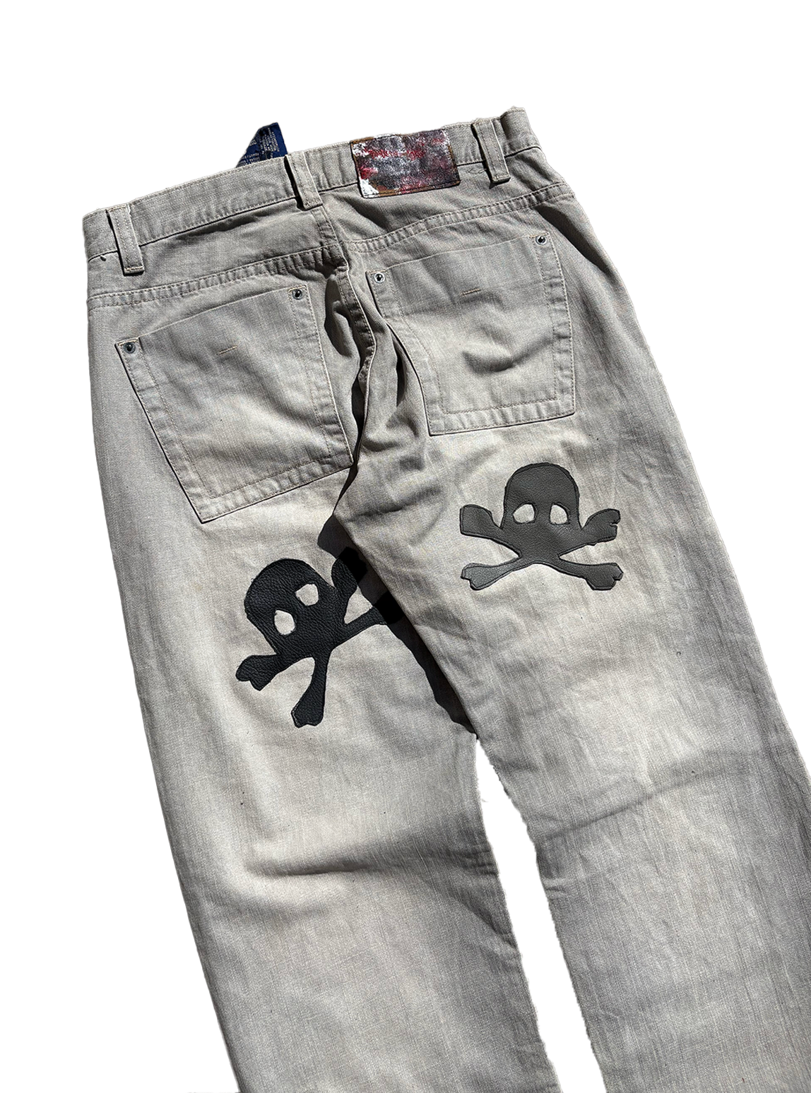 Pureliism™ gray skull denim, w: 31'