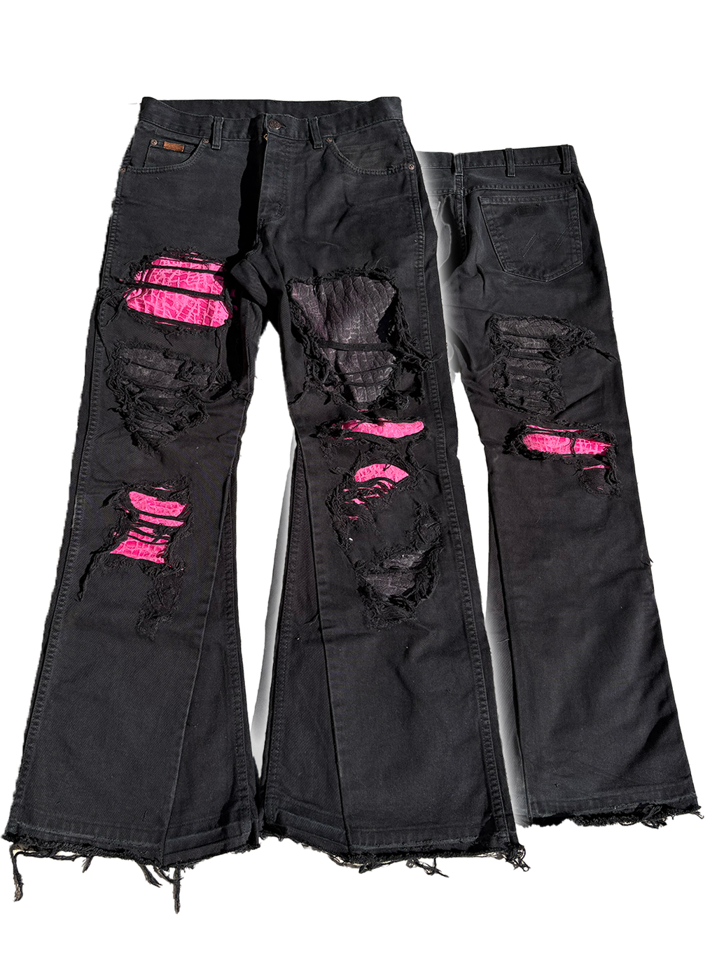 Pureliism™ Wound distressed jeans, w:32'